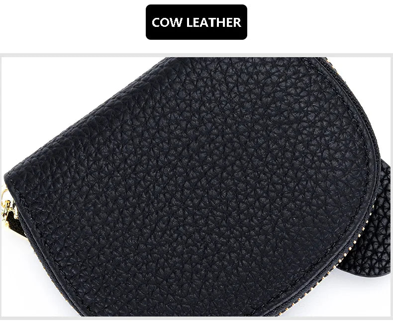 Women Genuine Cow Leather Elephant Shape Wallet