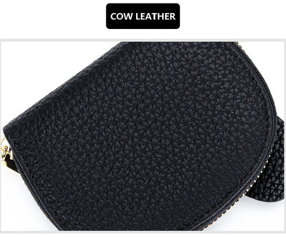 Women Genuine Cow Leather Elephant Shape Wallet