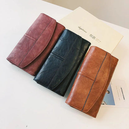 Vintage Wallet Women PU Leather Wallet