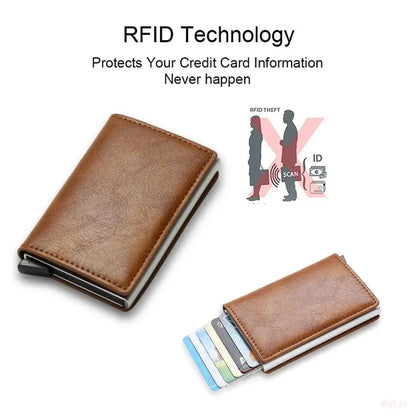 Carbon Fiber Wallet RFID Slim Card Holder