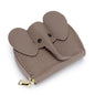 Women Genuine Cow Leather Elephant Shape Wallet