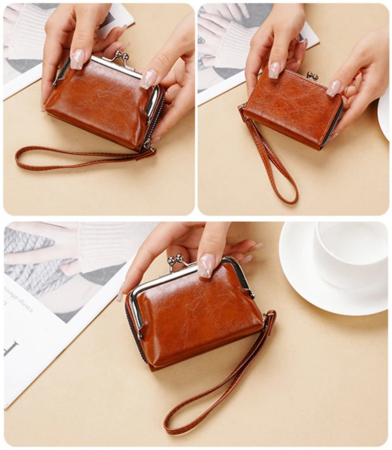 Women's Wallet Wrist Strap Retro Style