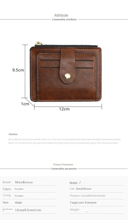 Men's Credit ID Card Holder Wallet