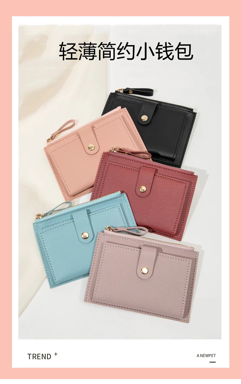 Minimalist Women's PU Leather Wallet