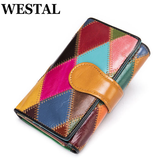 WESTAL Women's Purse Leather Wallet for Women