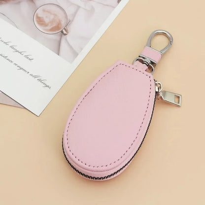 Leather Car Key Bags for Men Women