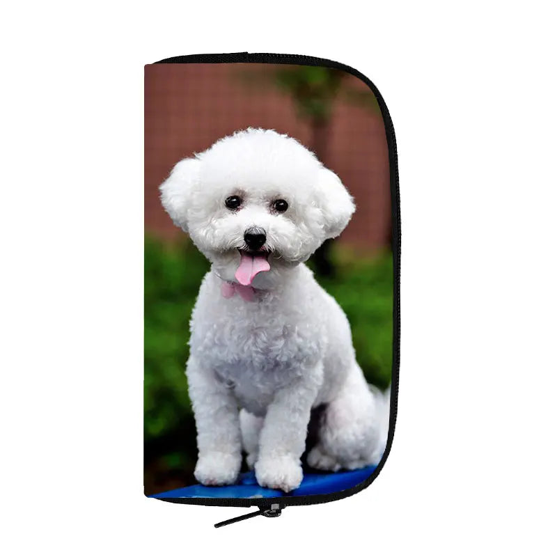 Cute Dog Print Wallet