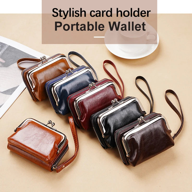 Women's Wallet Wrist Strap Retro Style