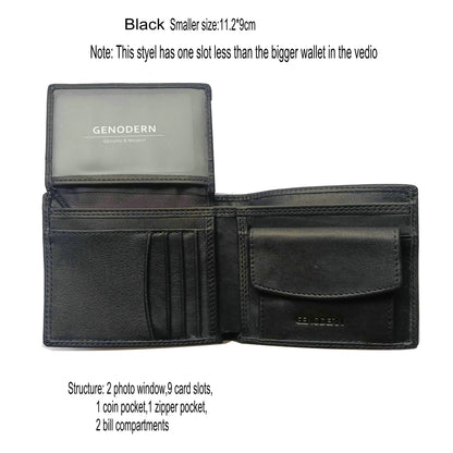 GENODERN Cow Leather Men Wallets