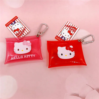 PVC Transparent Cartoon Sanrio Jelly Wallet