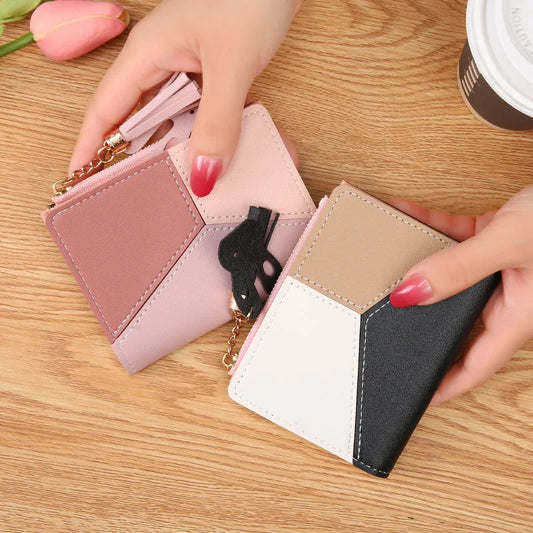 Patchwork Leather Women's Wallet