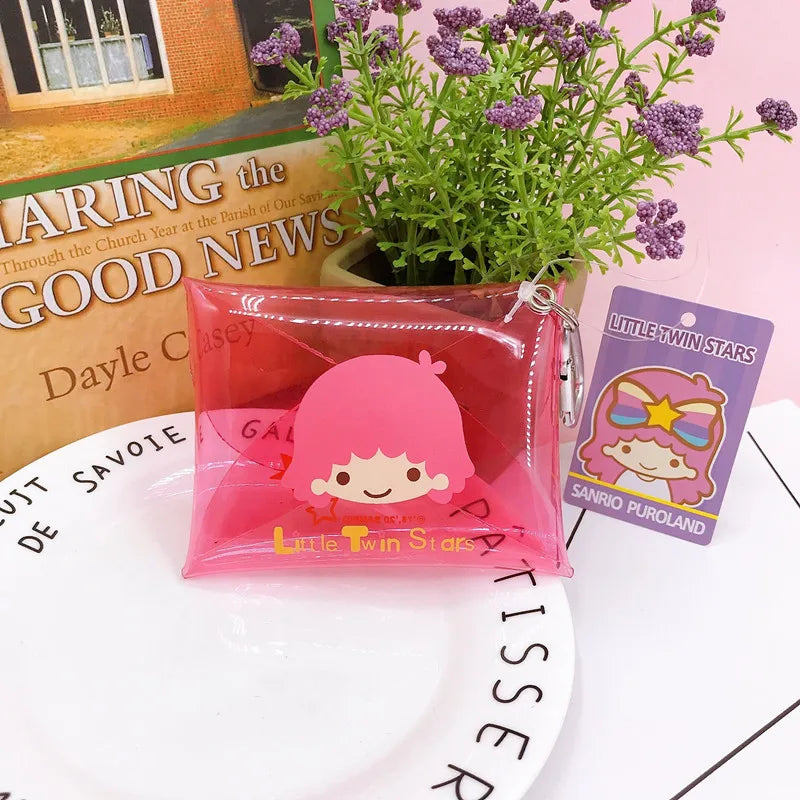 PVC Transparent Cartoon Sanrio Jelly Wallet