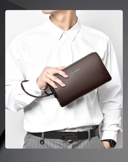 Men's clutch purse PU Leather Phone Bag