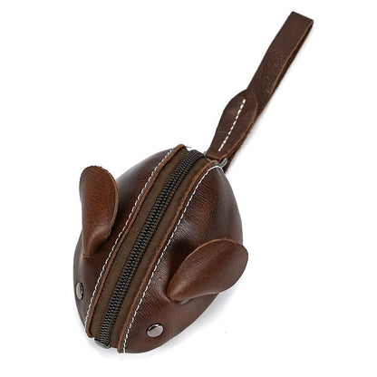 Vintage Genuine Leather Mini Coin Purse